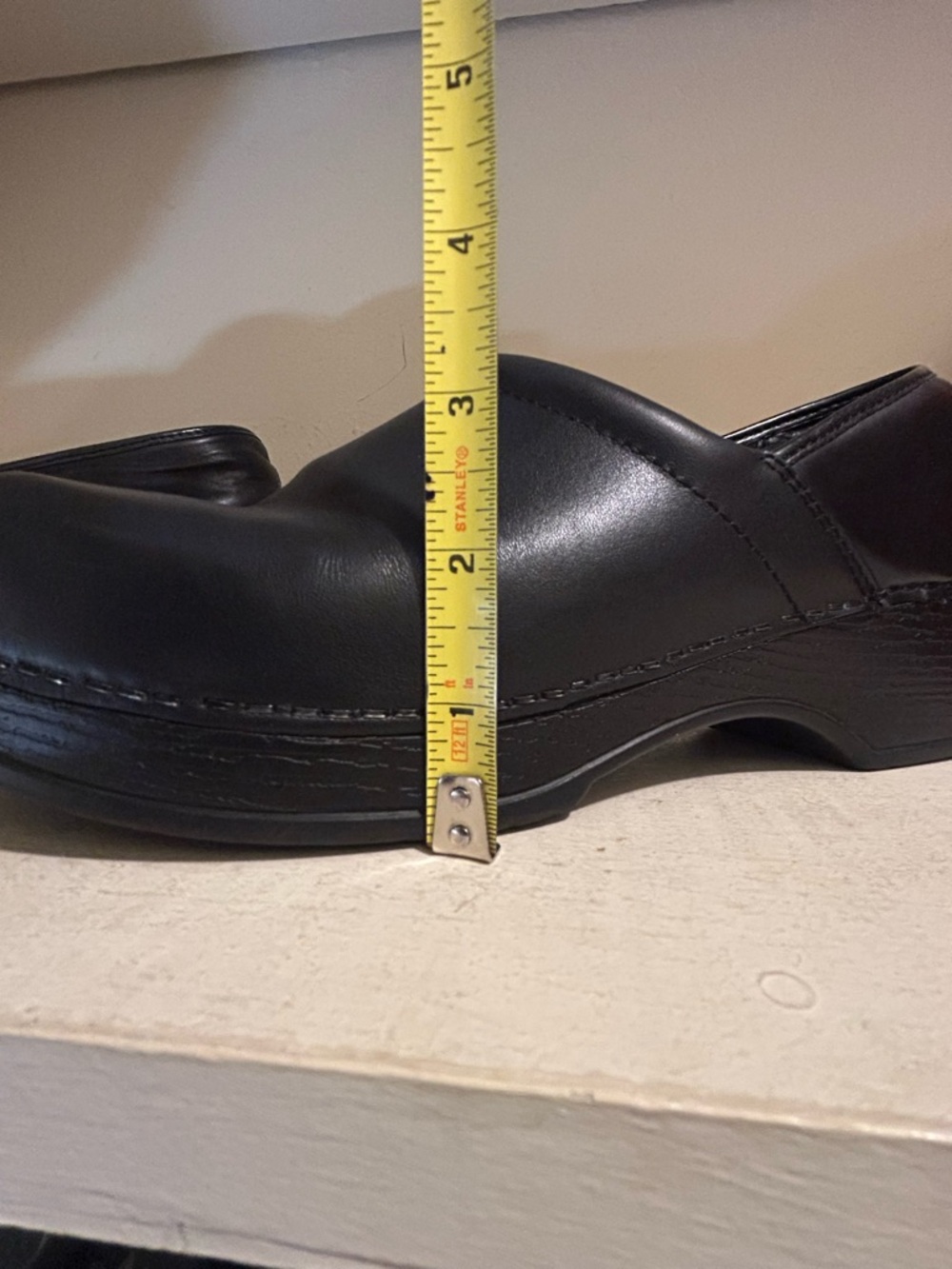 G.H. Bass & Co. Black Leather Slip-On Clog - Picture 10 of 15